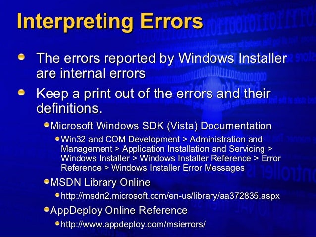 ismsiserverstartup failure failed to create installdriver